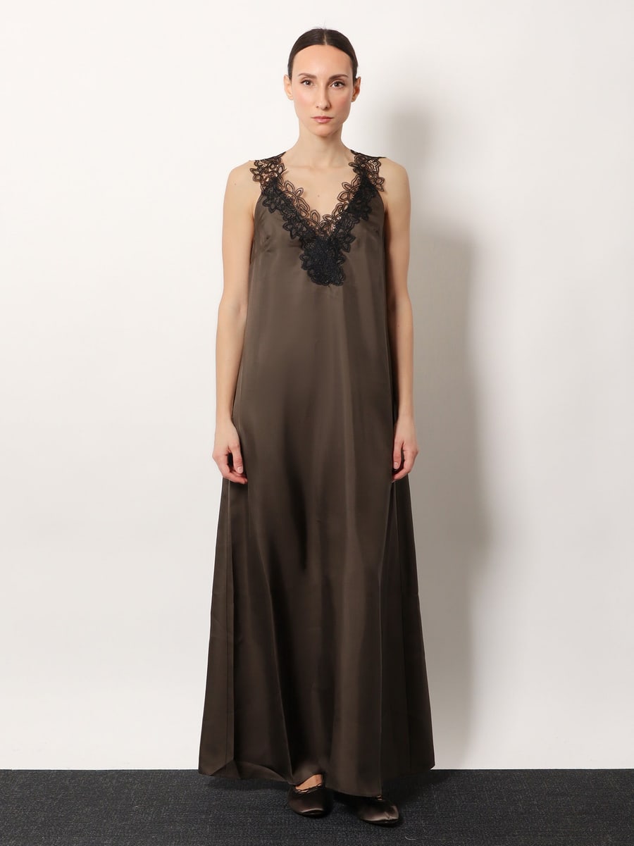 ROHE Silk long dress, view 2