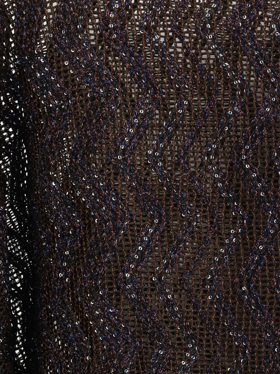 MISSONI Viscose top with chevron pattern, view 3