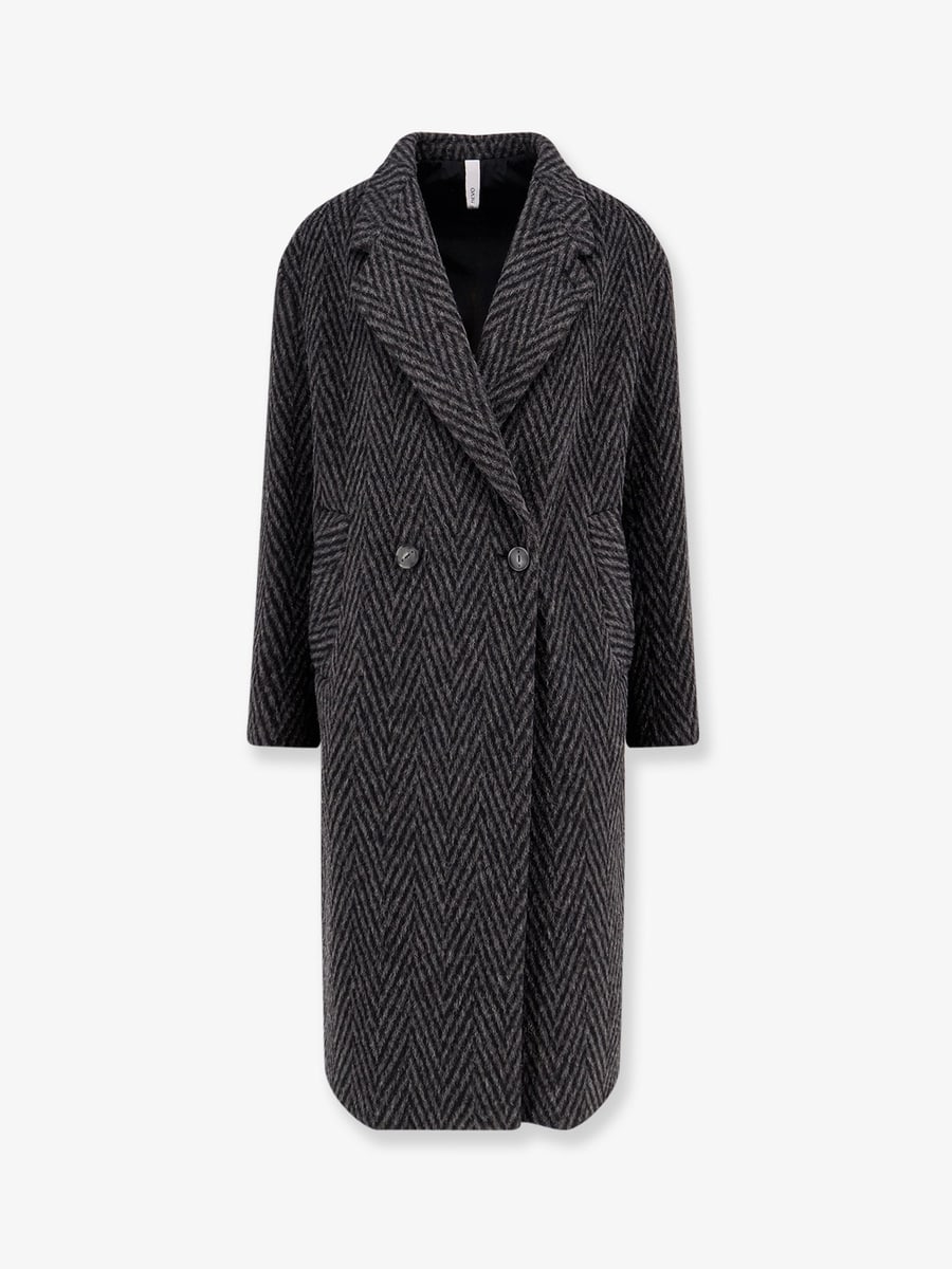 HEVO Santa Cesarea wool blend coat