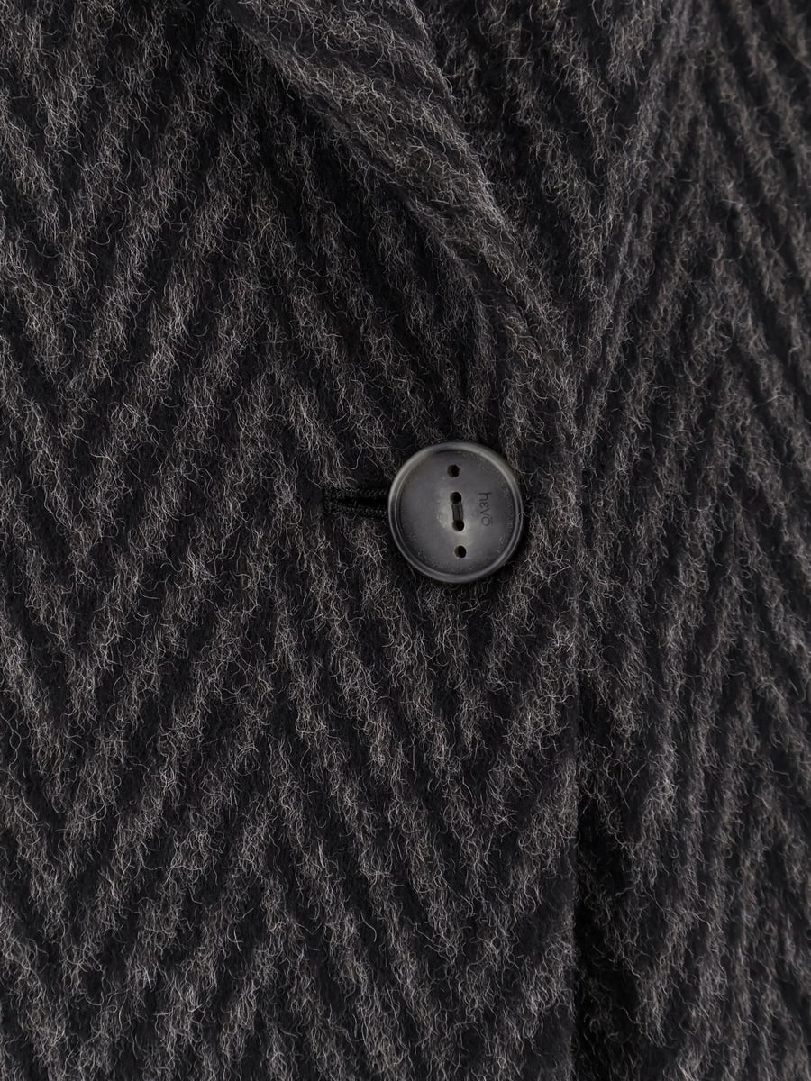 HEVO Santa Cesarea wool blend coat, view 3