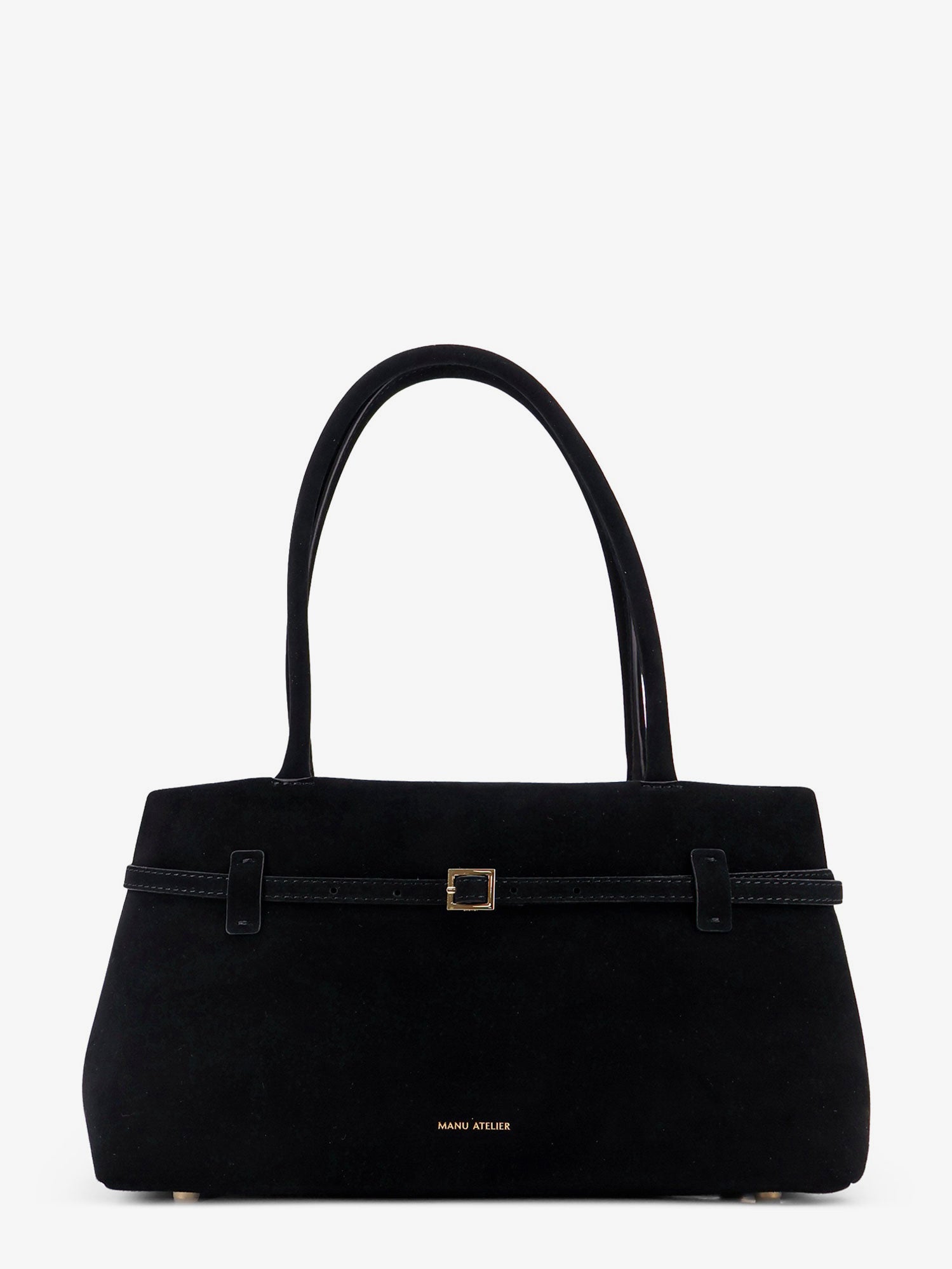 MANU ATELIER East West Le Cambon suede shoulder bag