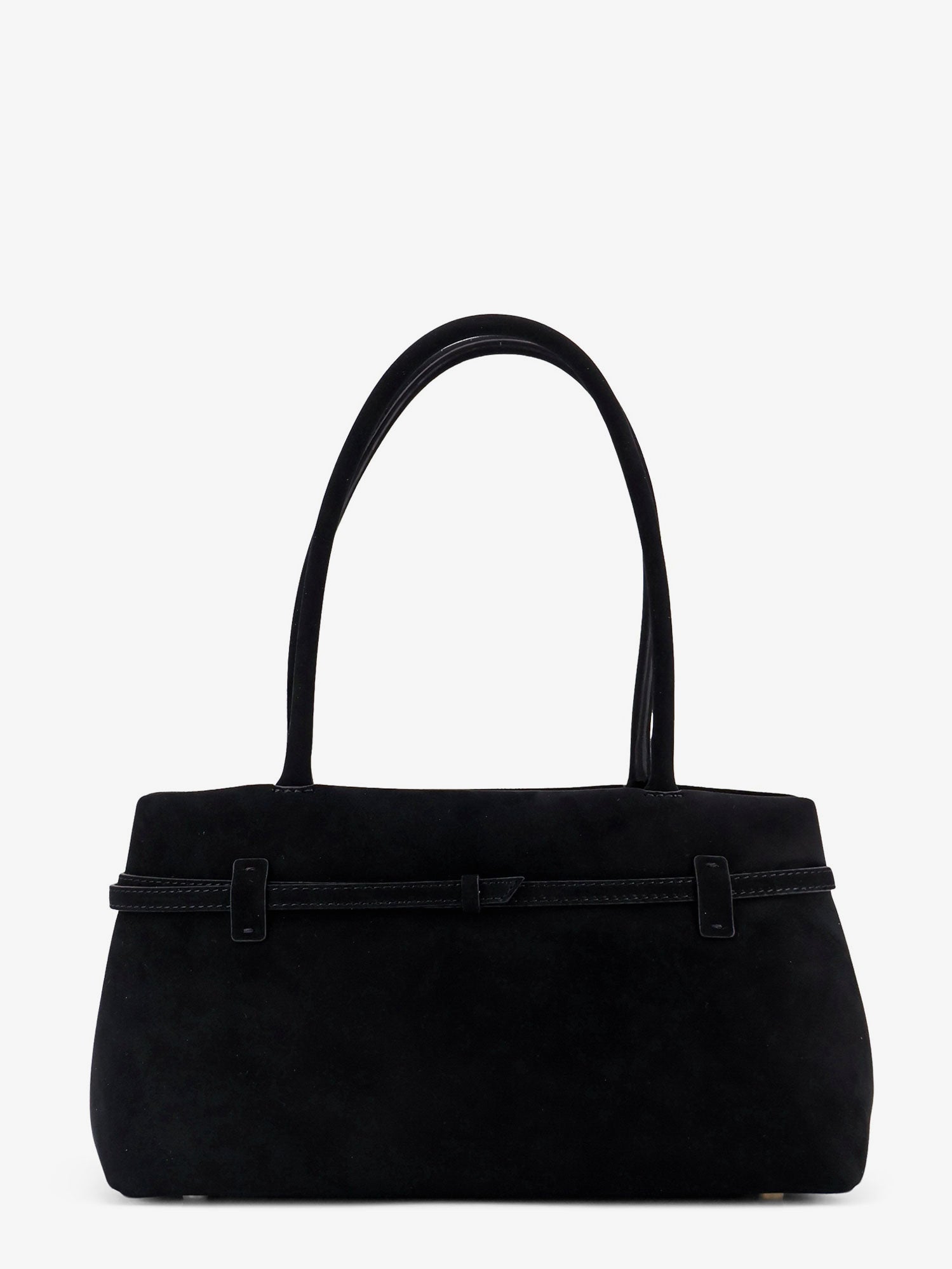 MANU ATELIER East West Le Cambon suede shoulder bag, view 2