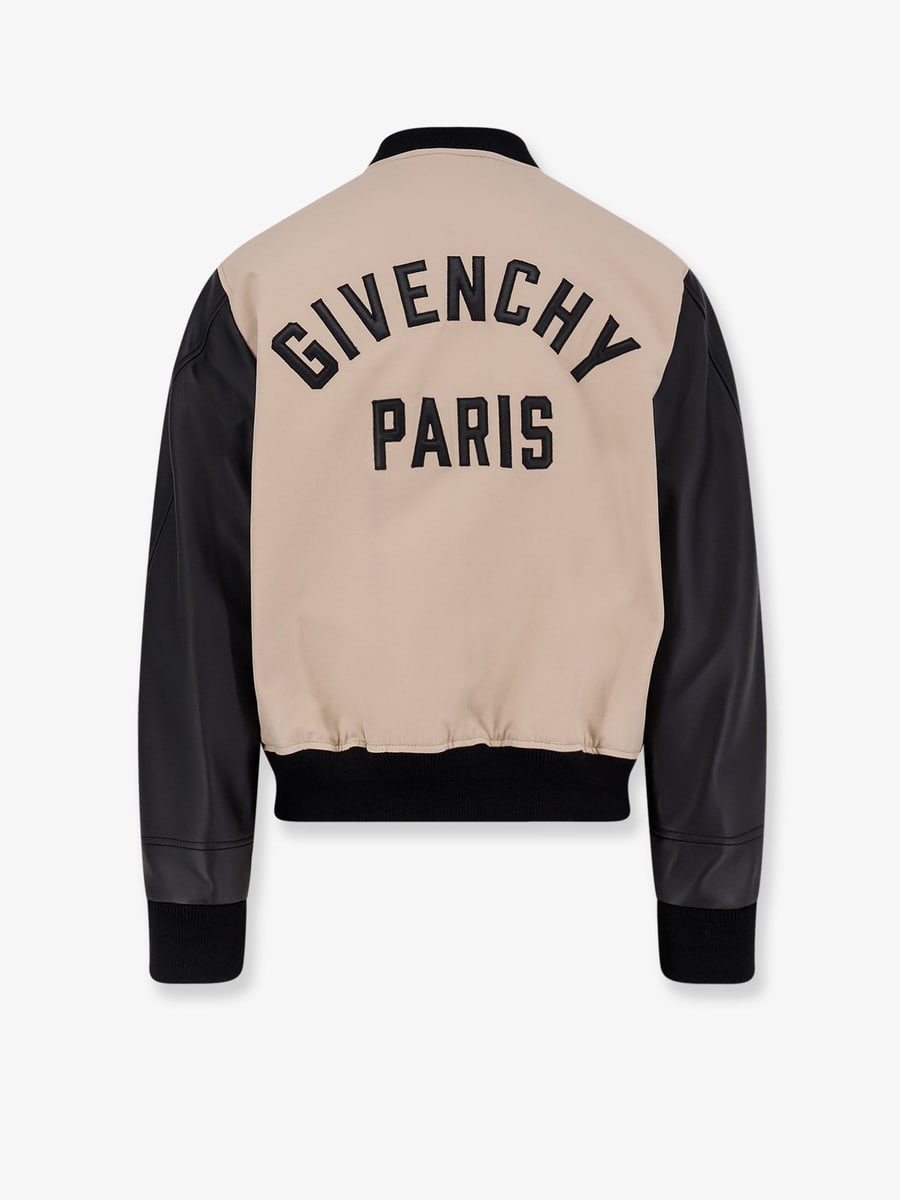 Givenchy Cotton Jacket with leather sleeves, view 2