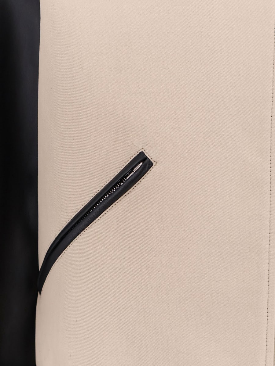 Givenchy Cotton Jacket with leather sleeves, view 3