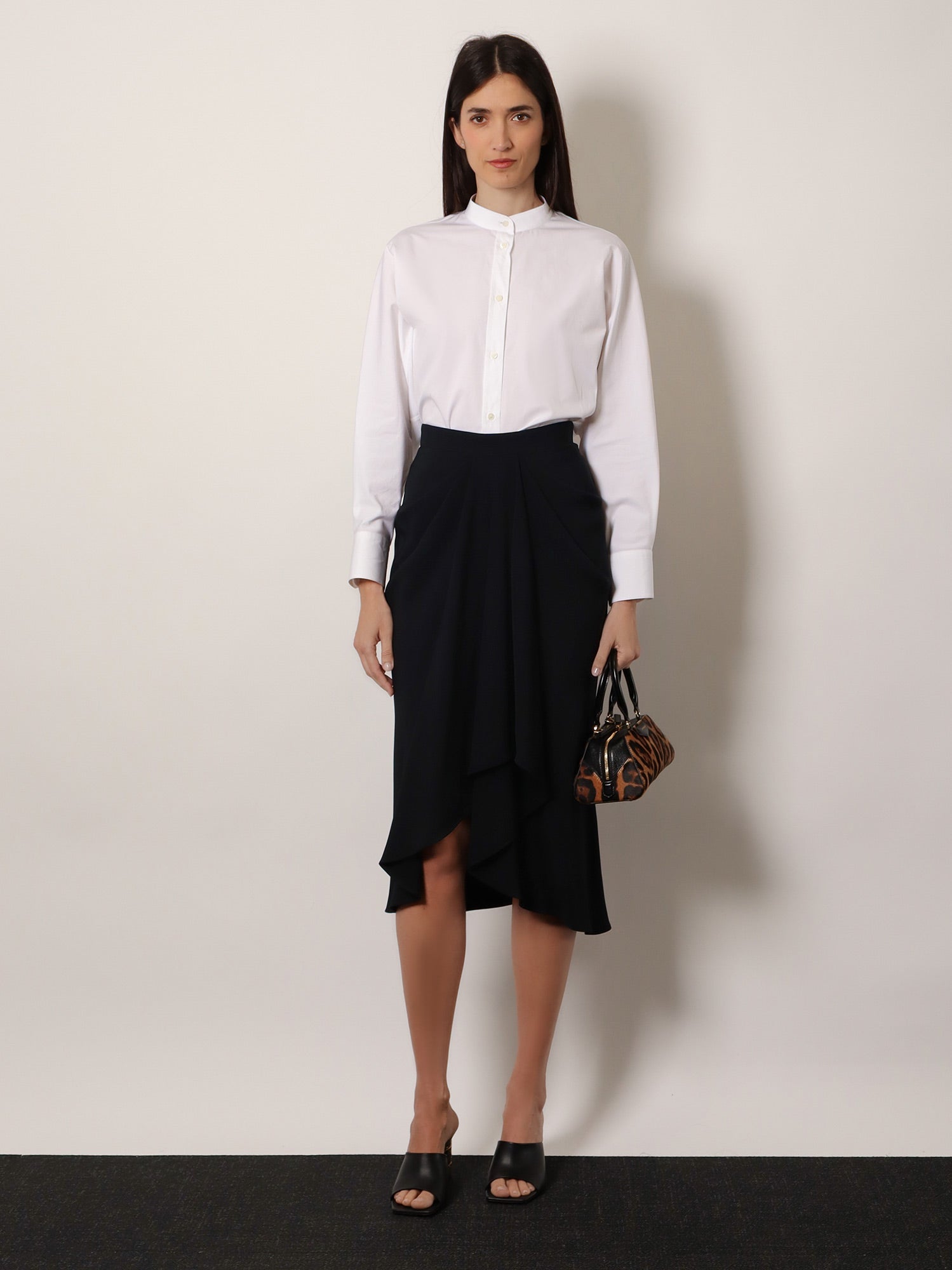 Givenchy Draped midi skirt, view 2
