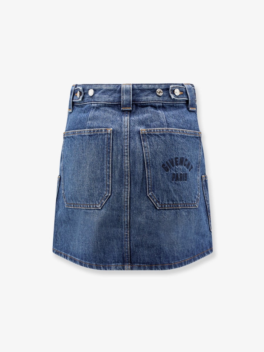Givenchy Denim mini skirt, view 2