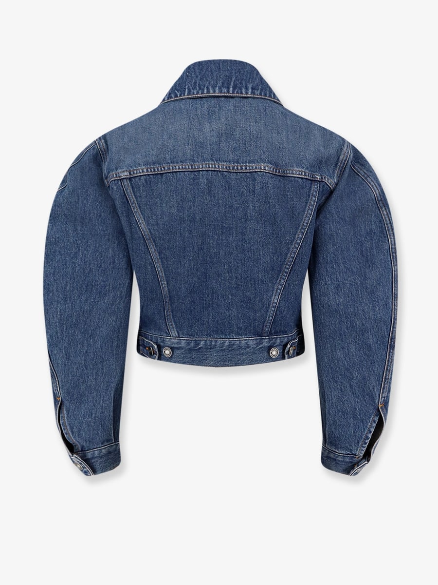 Givenchy Denim Jacket with Logo embroidery, view 2