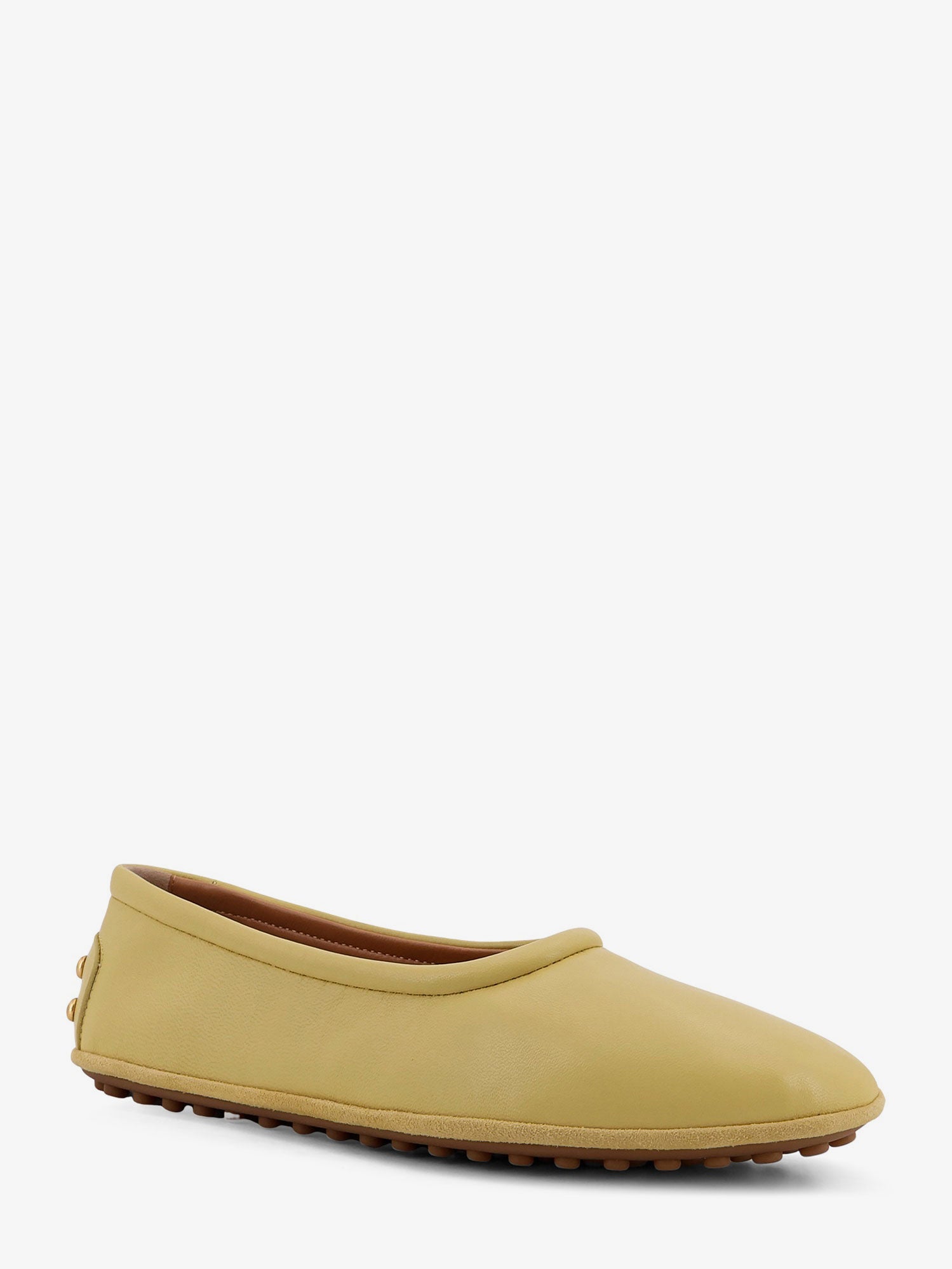 Tod's Leather ballerina with Gomminos detail on the back, view 2