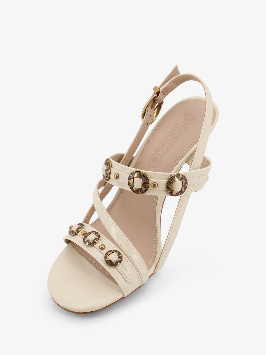 Pinko Vanda leather sandals, view 4
