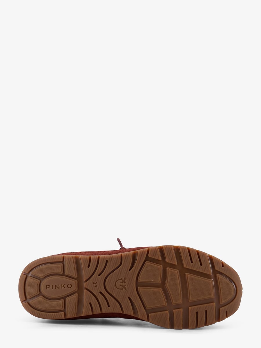 Pinko Yulia suede sneakers with nylon inserts, view 4