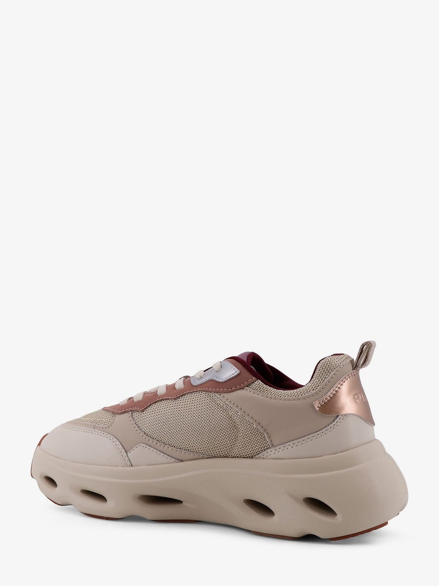 Pinko Nylon sneakers with leather inserts, view 3