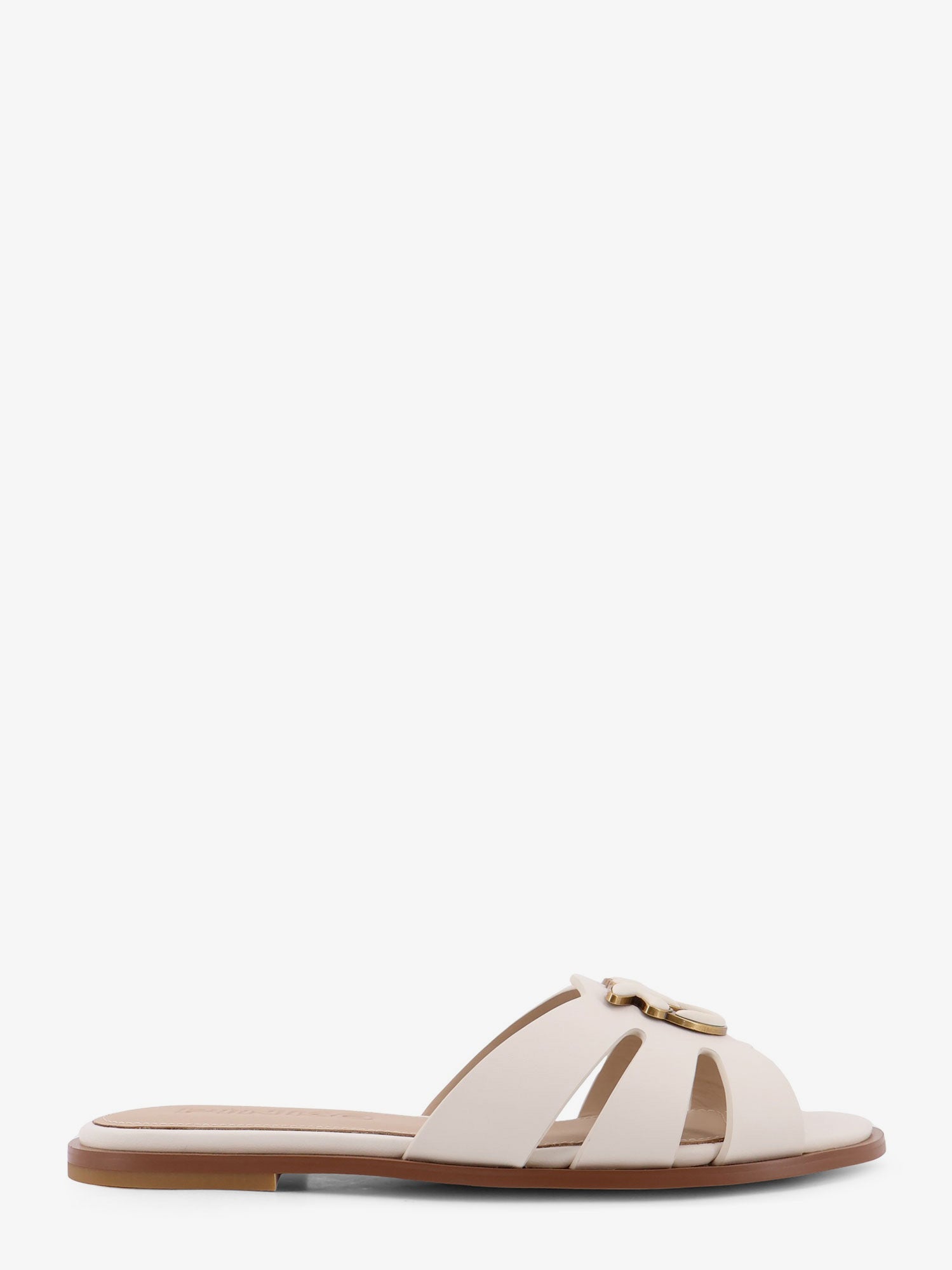 Pinko Milly low leather sandals