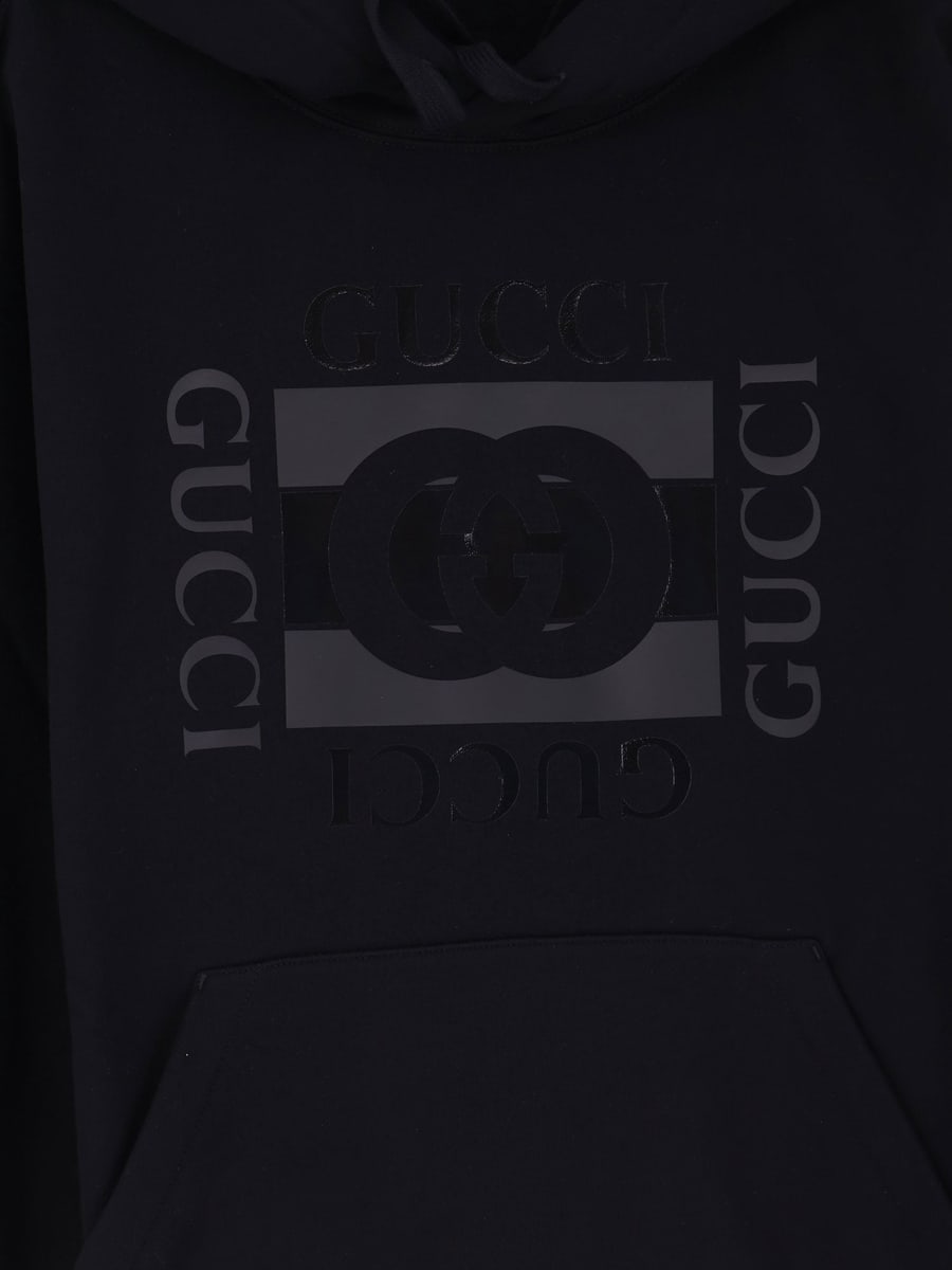 Gucci Cotton sweatshirt with GG Incrocio print, view 5