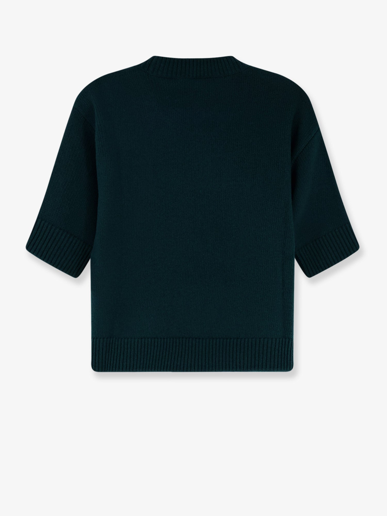 Gucci Wool sweater with frontal logo embroidery, view 2