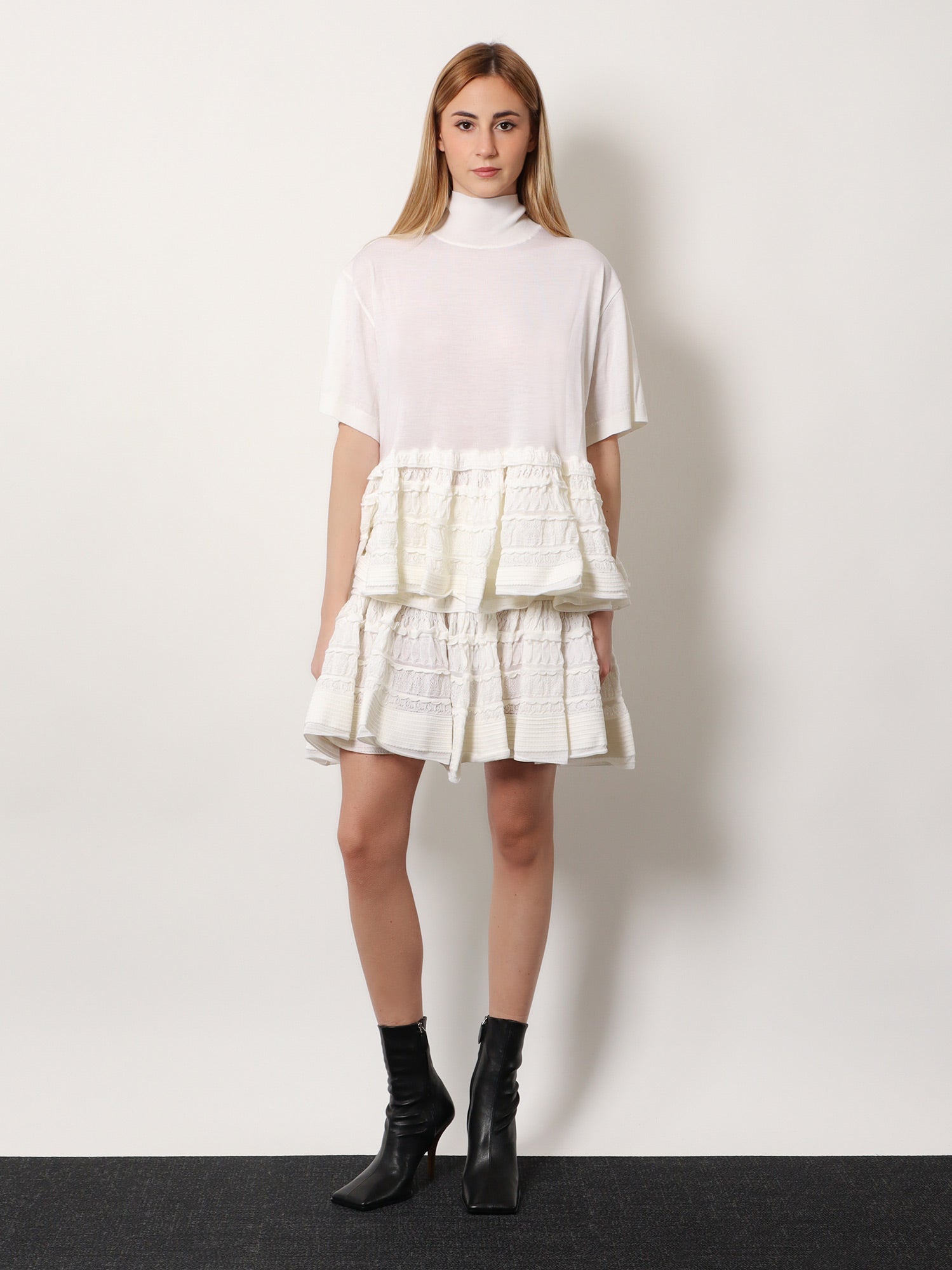 Alaïa Peplum virgin wool sweater, view 2