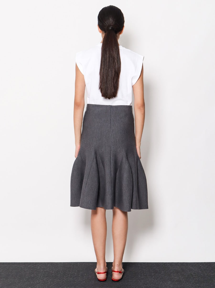 Alaïa Virgin wool blend skirt, view 3
