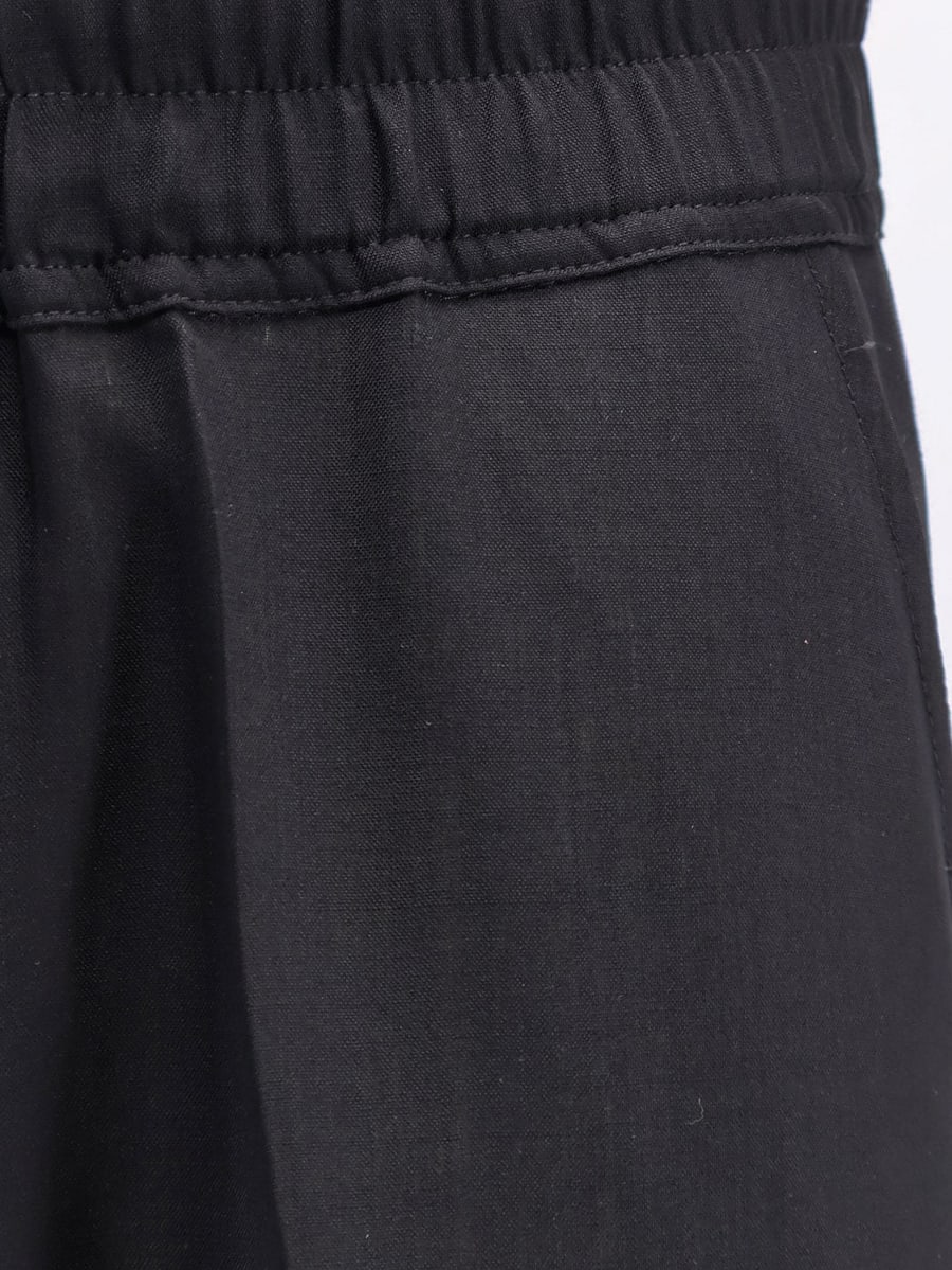 Rick Owens Drawstring Long certified virgin wool trousers, view 5