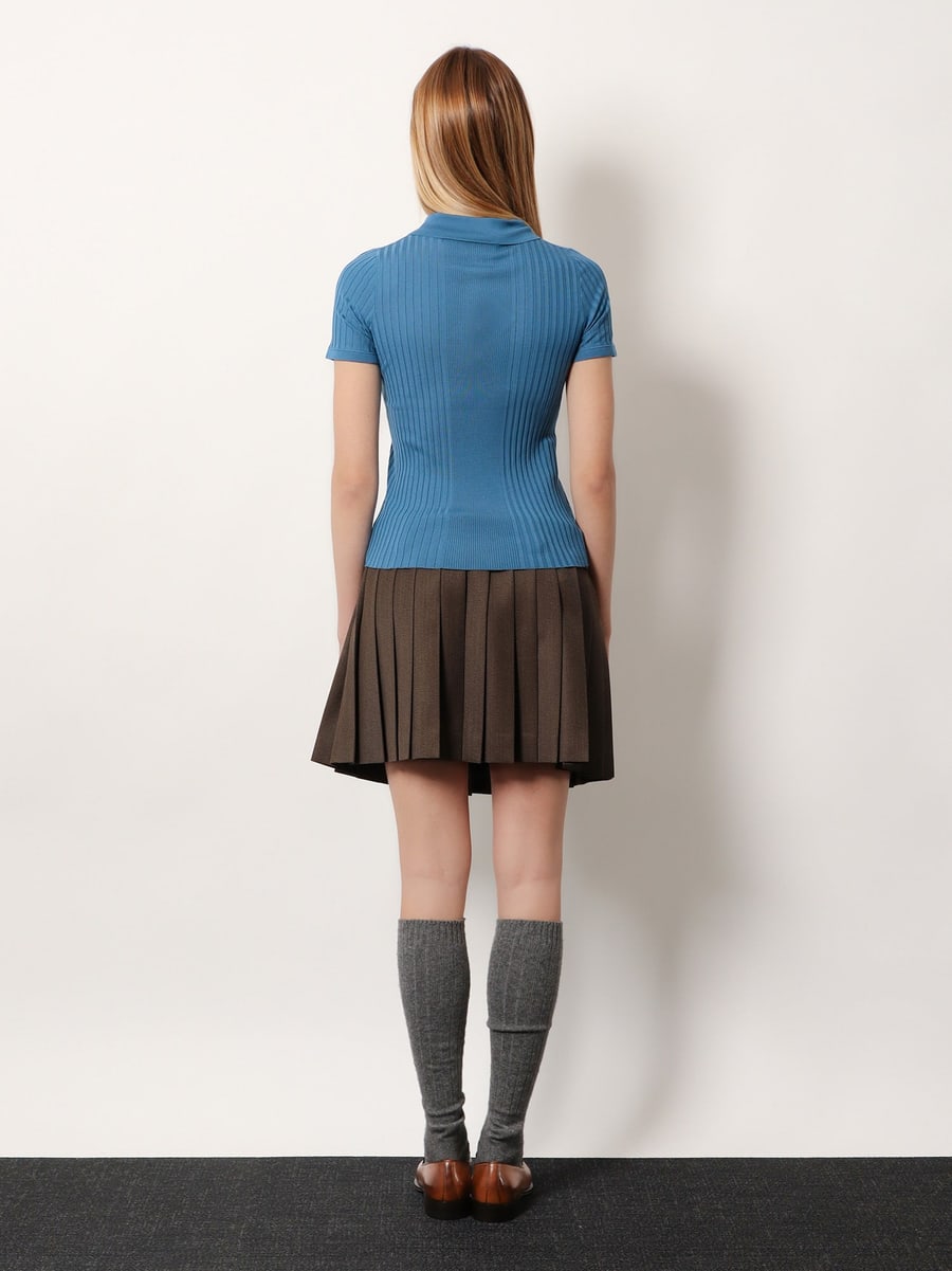 Miu Miu Virgin wool polo shirt, view 3