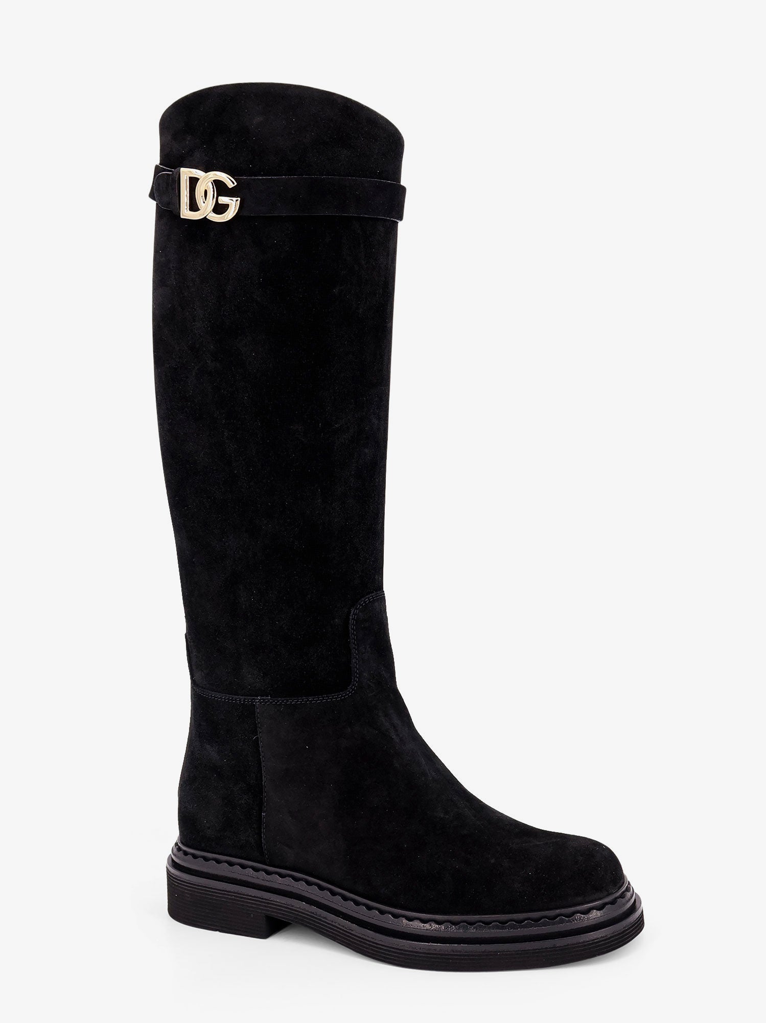 Dolce & Gabbana Cavallerizzo suede boots, view 2