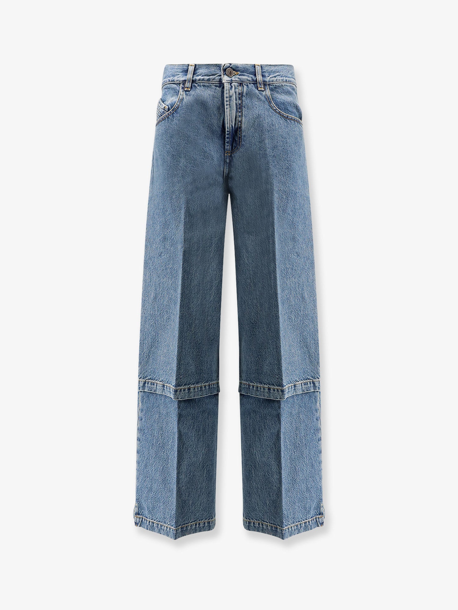 The Attico Jeans with Logo embroidery