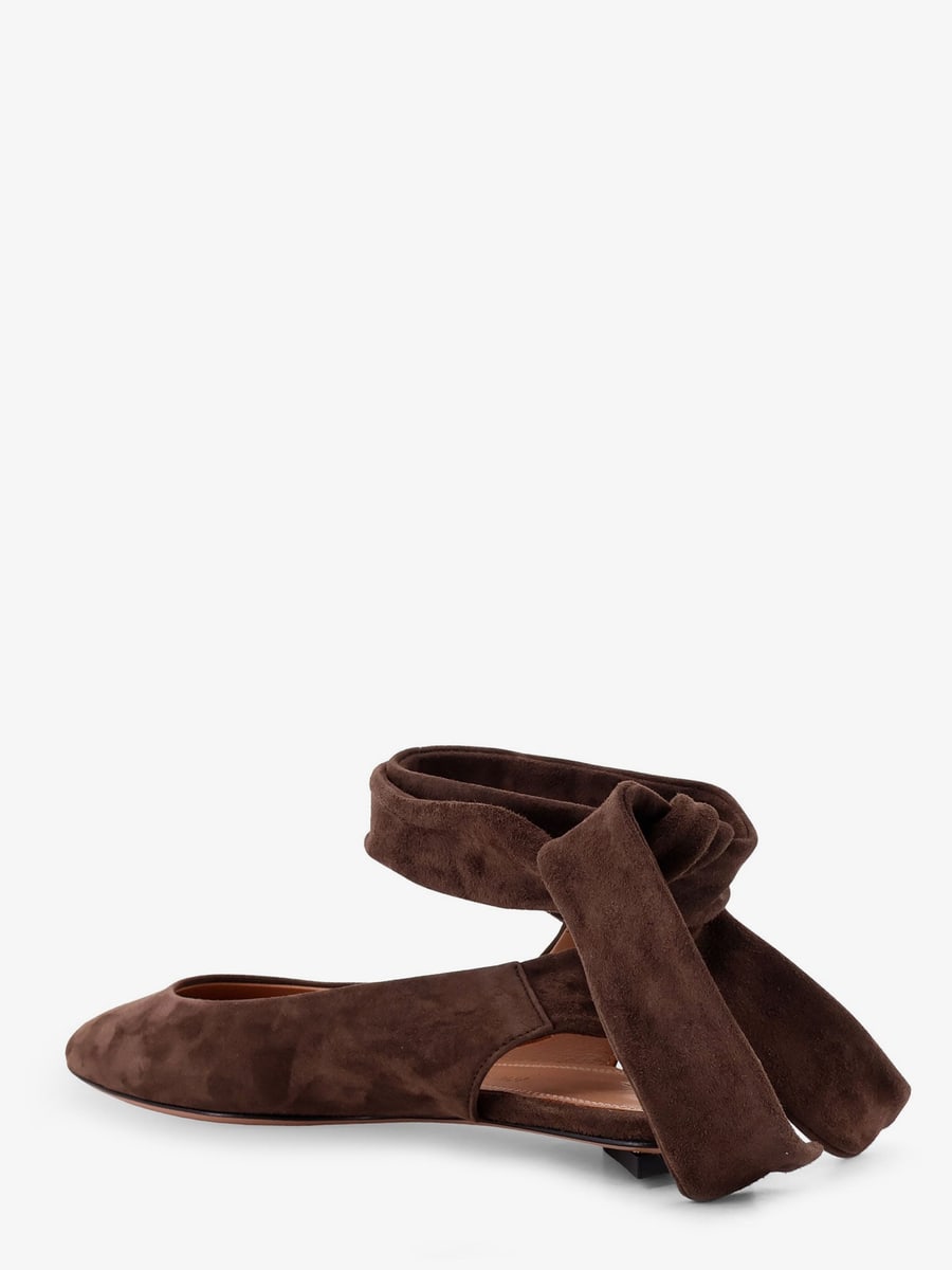 The Attico Cloe suede ballerinas, view 4