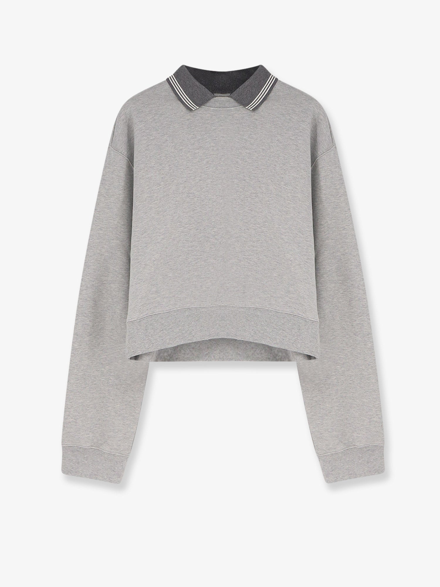Miu Miu Mélange cotton sweatshirt