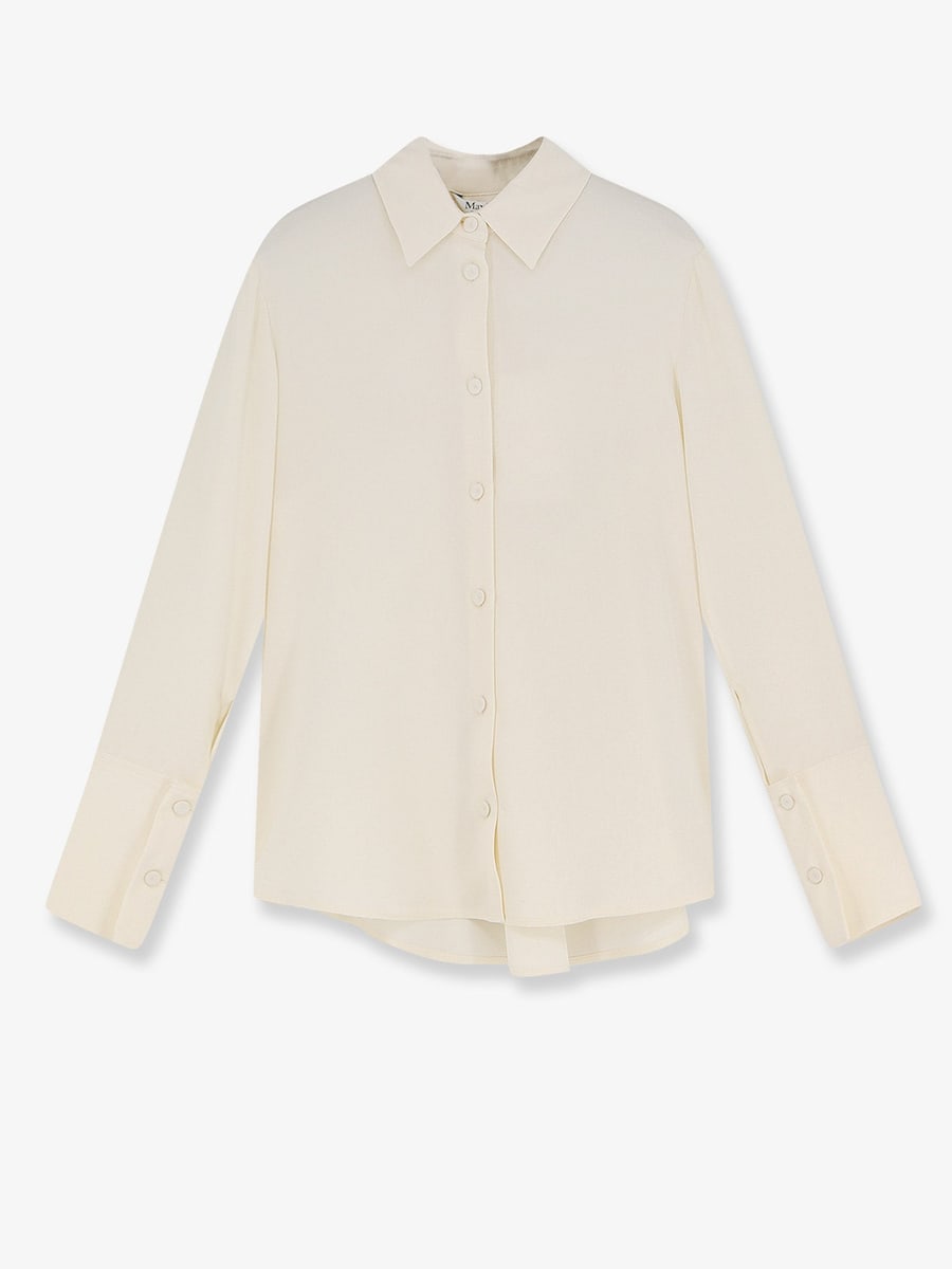 Max Mara Mxpvoliera stretch silk shirt