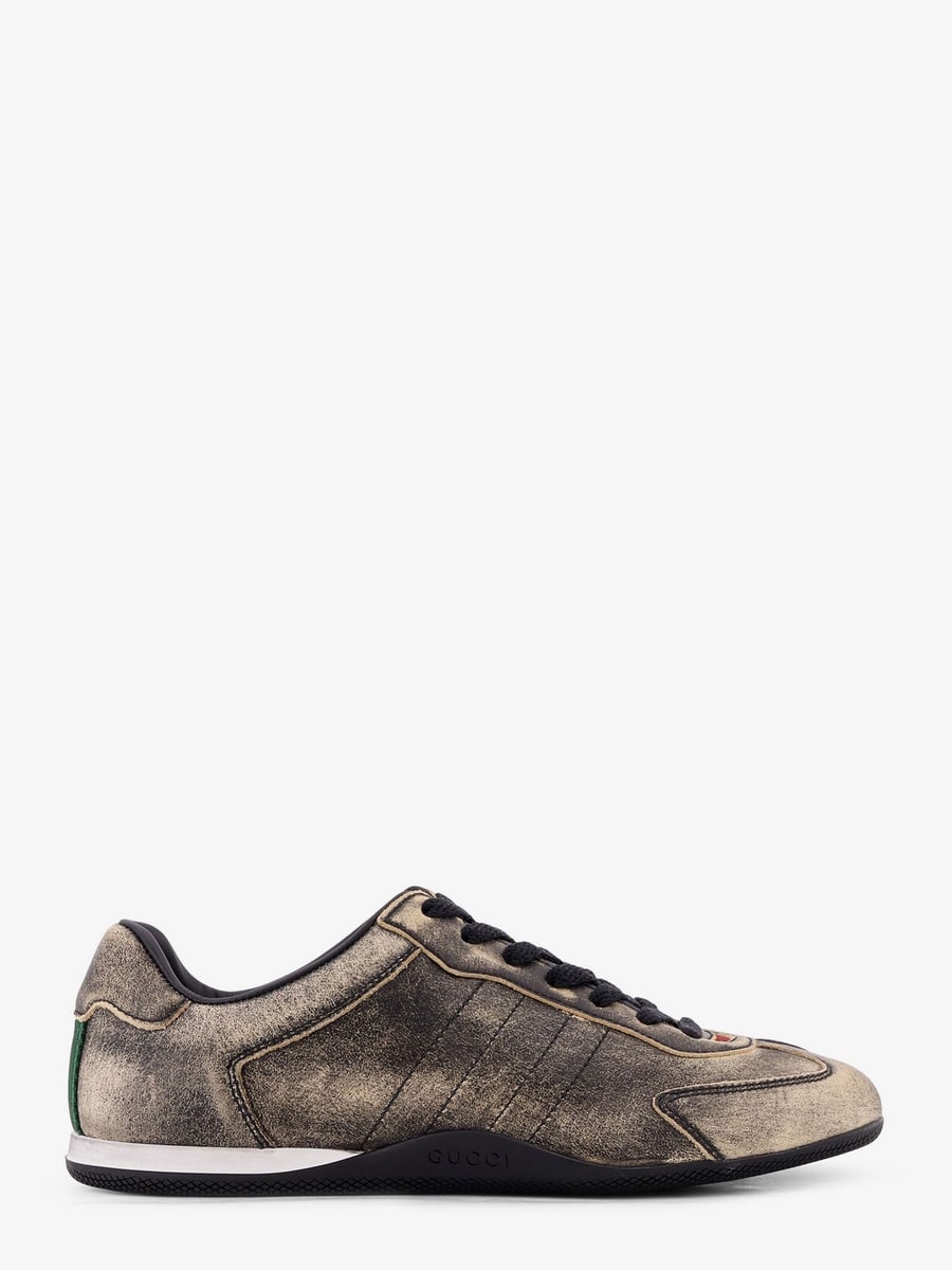 Gucci Gucci Shift délavé leather sneakers