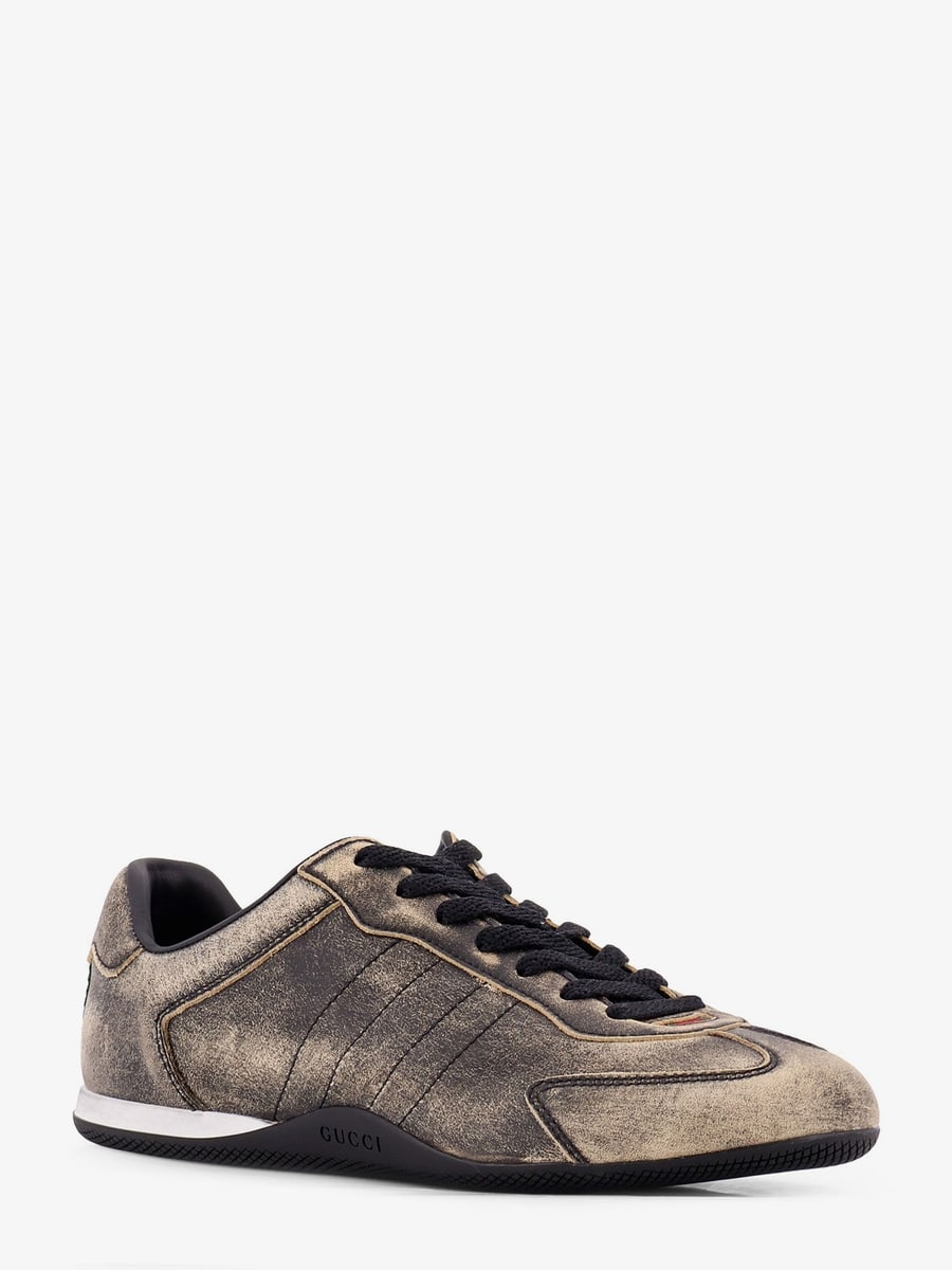Gucci Gucci Shift délavé leather sneakers, view 3