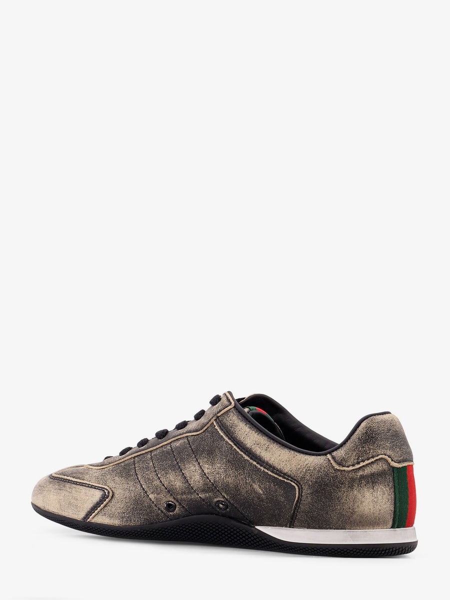 Gucci Gucci Shift délavé leather sneakers, view 4