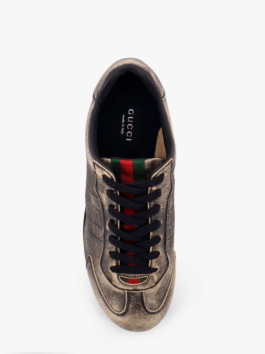 Gucci Gucci Shift délavé leather sneakers, view 6