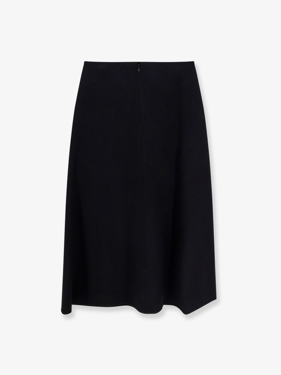 R2W Catran midi wool and cashmere skirt, view 4