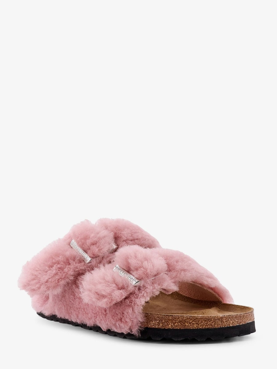 BIRKENSTOCK Arizona faux fur low sandals, view 2