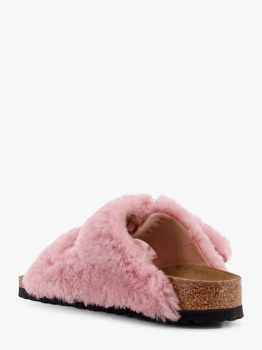 BIRKENSTOCK Arizona faux fur low sandals, view 3