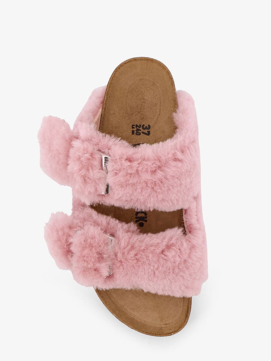 BIRKENSTOCK Arizona faux fur low sandals, view 5