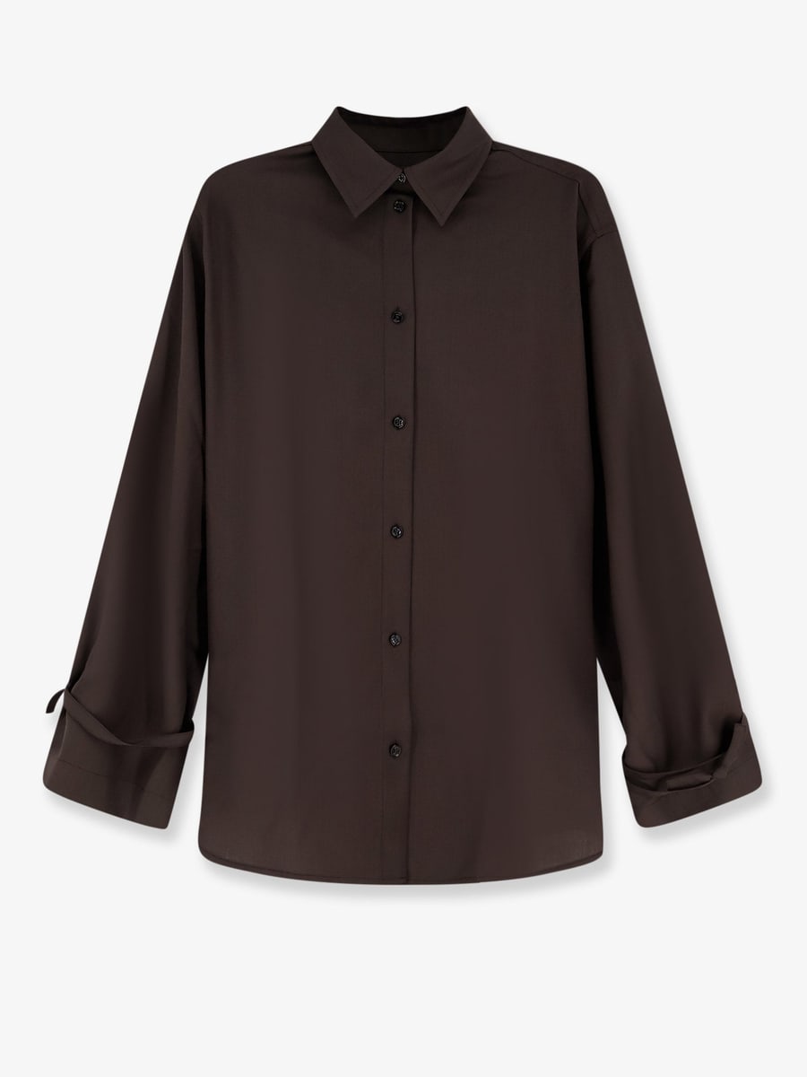Toteme Tie-Cuff wool shirt