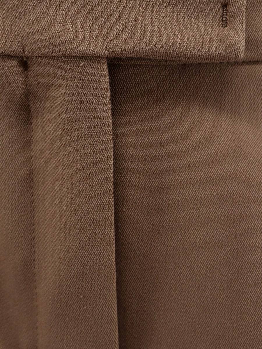 'S Max Mara Viscose and cotton trouser, view 3