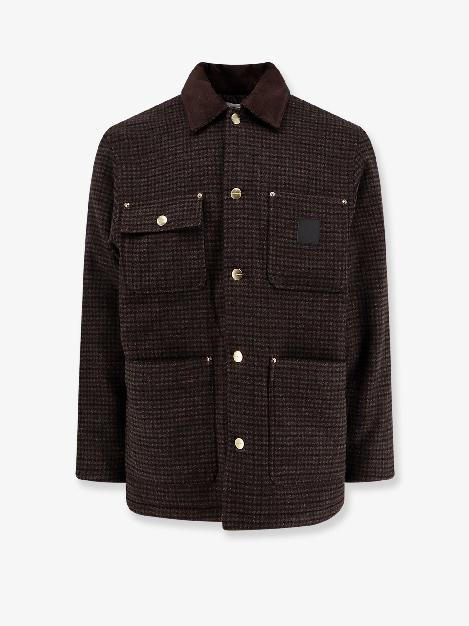 Carhartt WIP Lowis jacket with houndstooth pattern