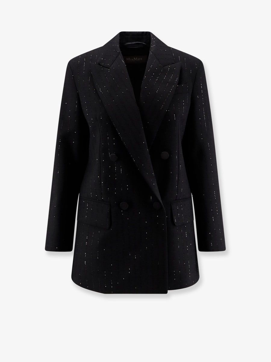 Max Mara Appia virgin wool blazer with sequins
