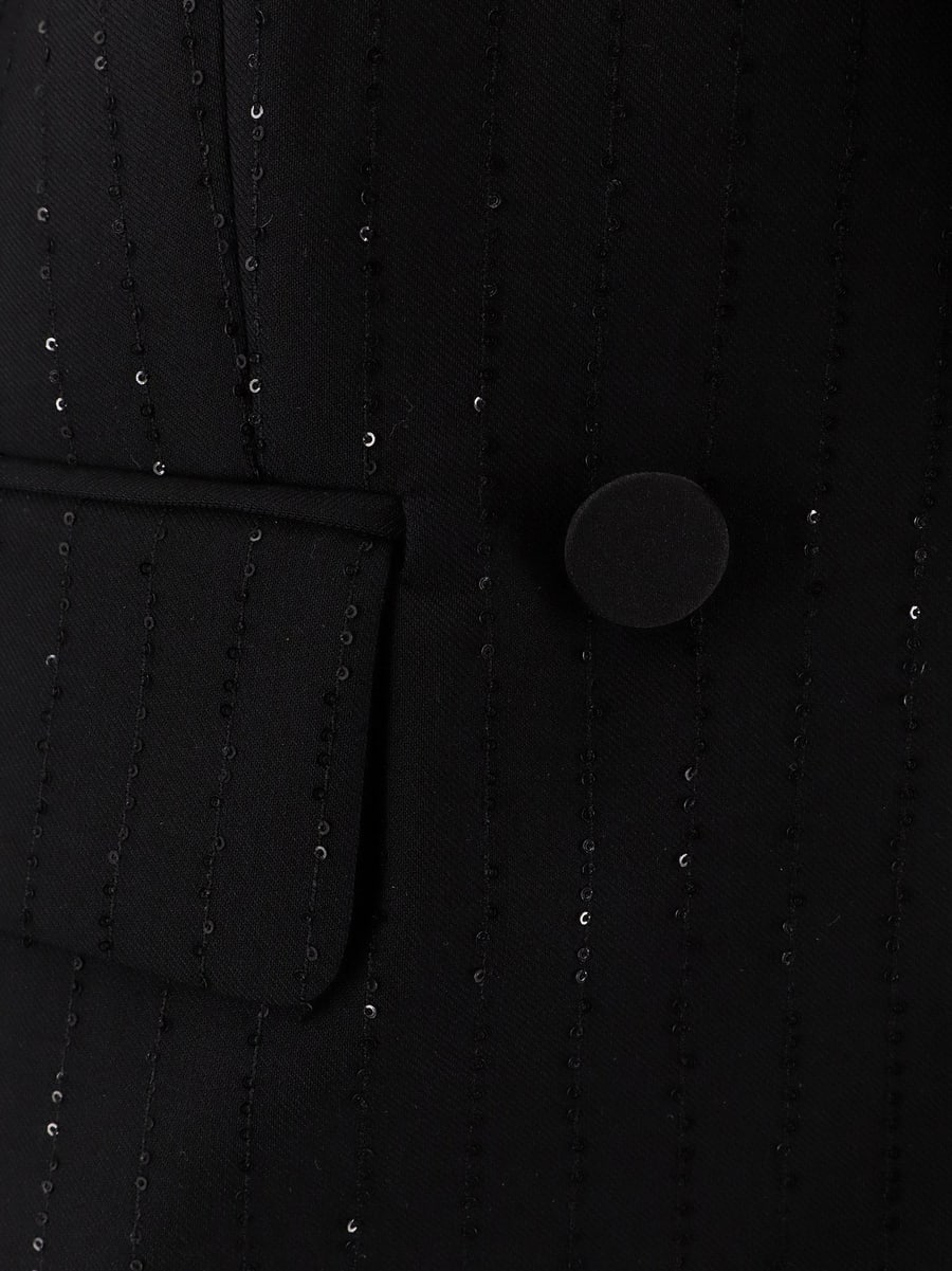 Max Mara Appia virgin wool blazer with sequins, view 3