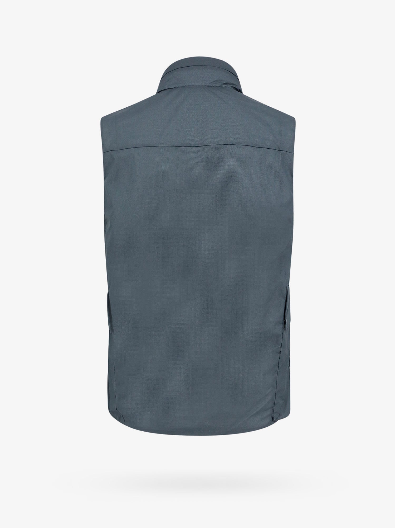 C.P. Company Nylon sleeveless jacket with lateral logo print, view 2