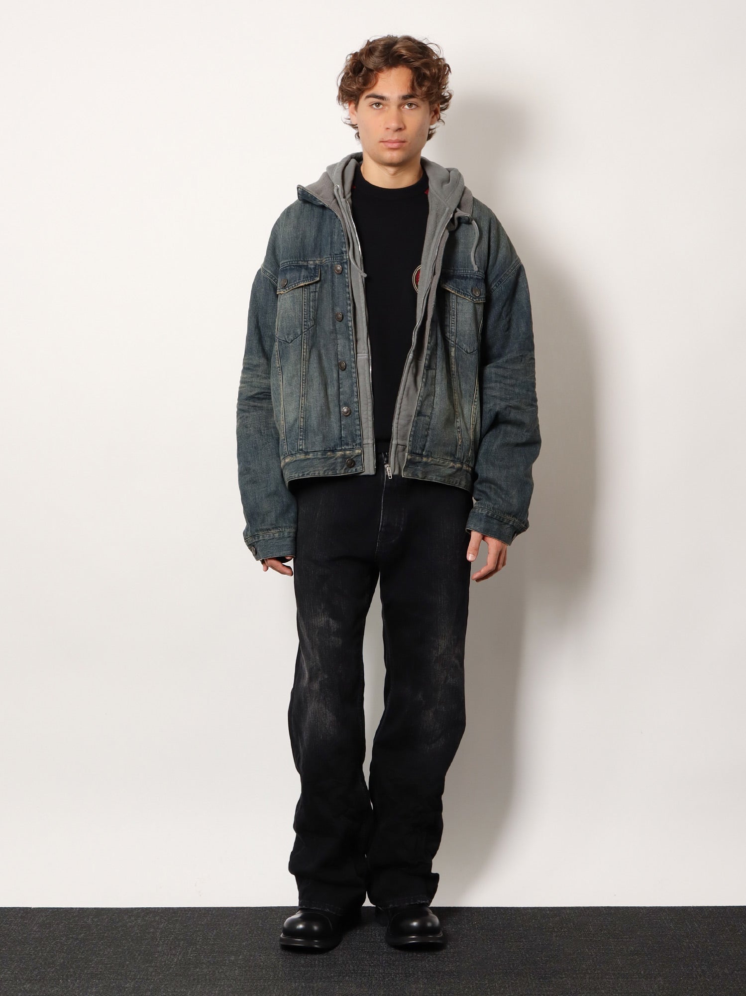 Balenciaga Black denim jeans, view 2