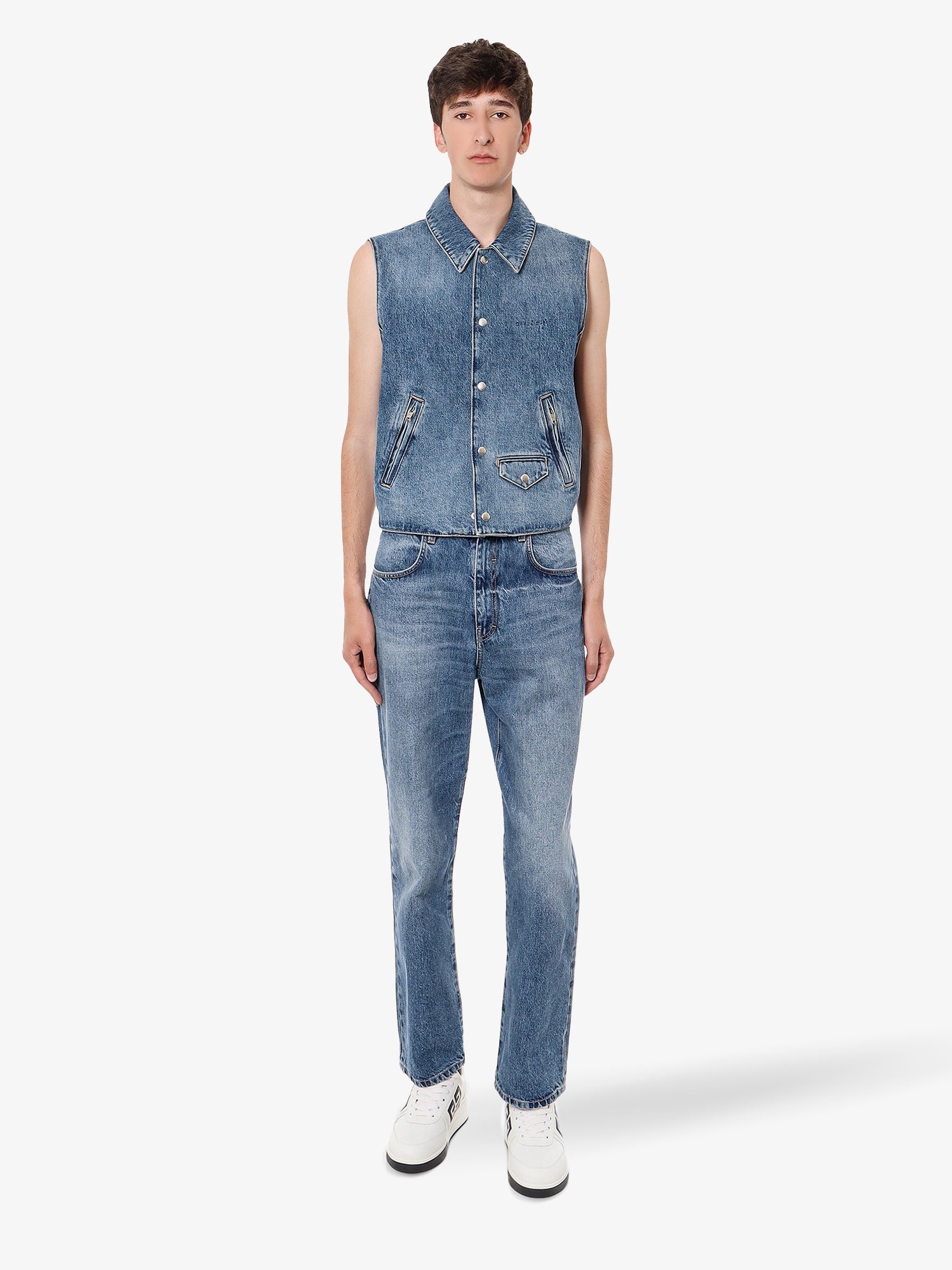 Givenchy Denim jeans with metal 4g detail, view 2