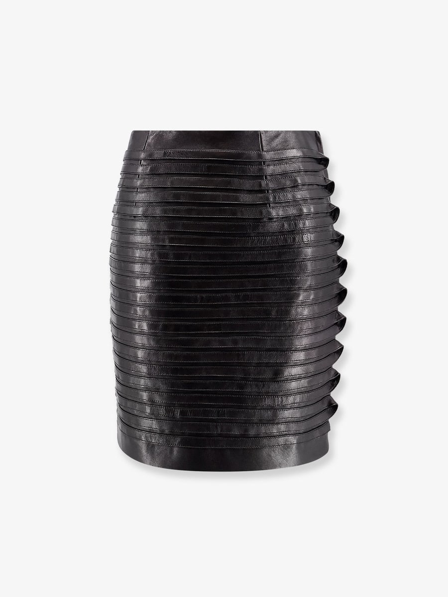 Versace Leather skirt
