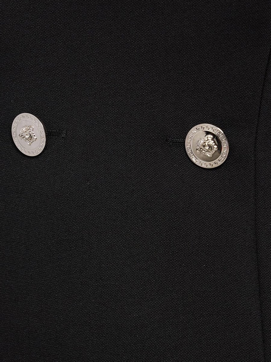Versace Virgin wool mini dress, view 3