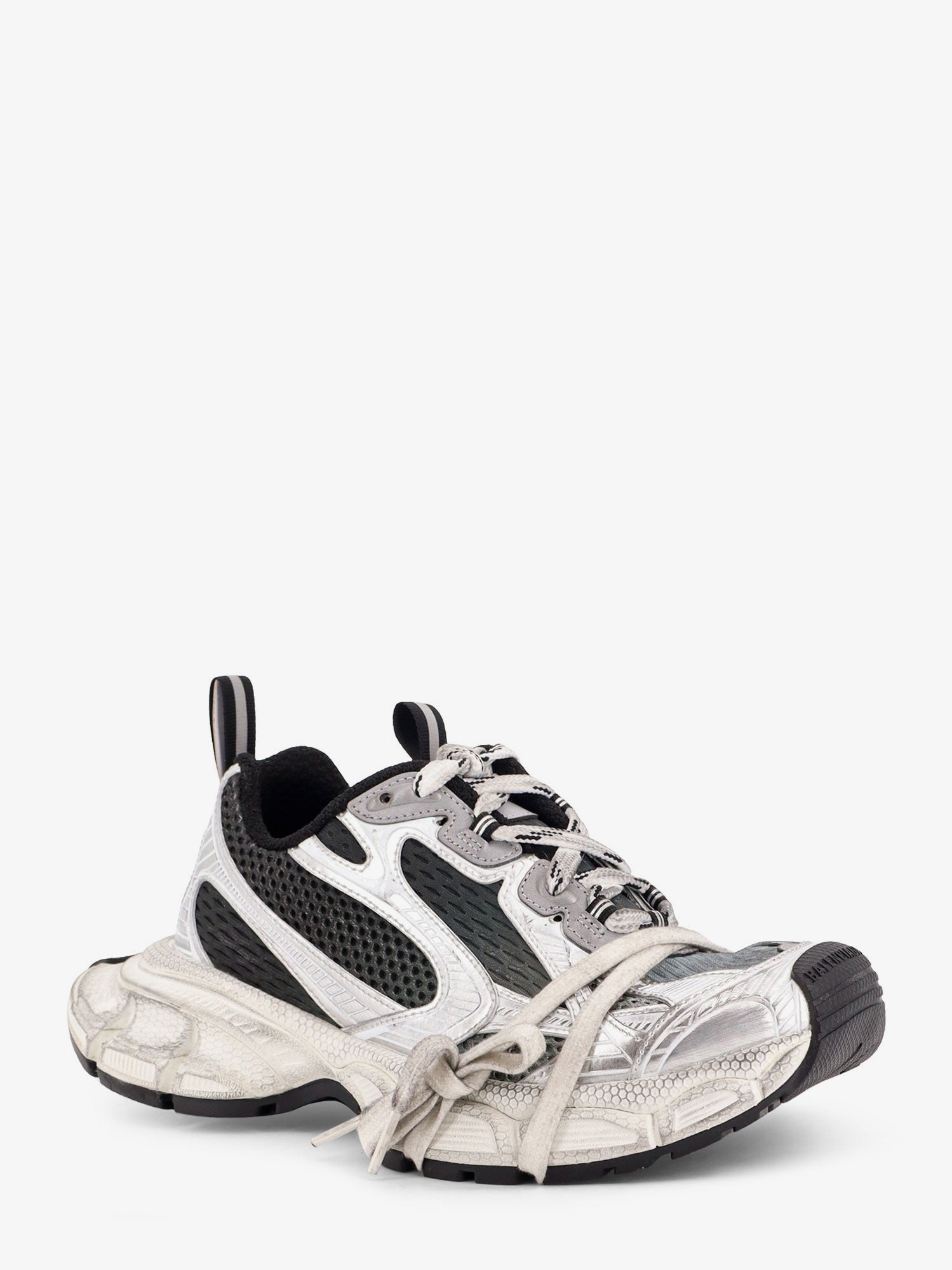 Balenciaga 3XL Gradient mesh sneakers with used effect, view 2