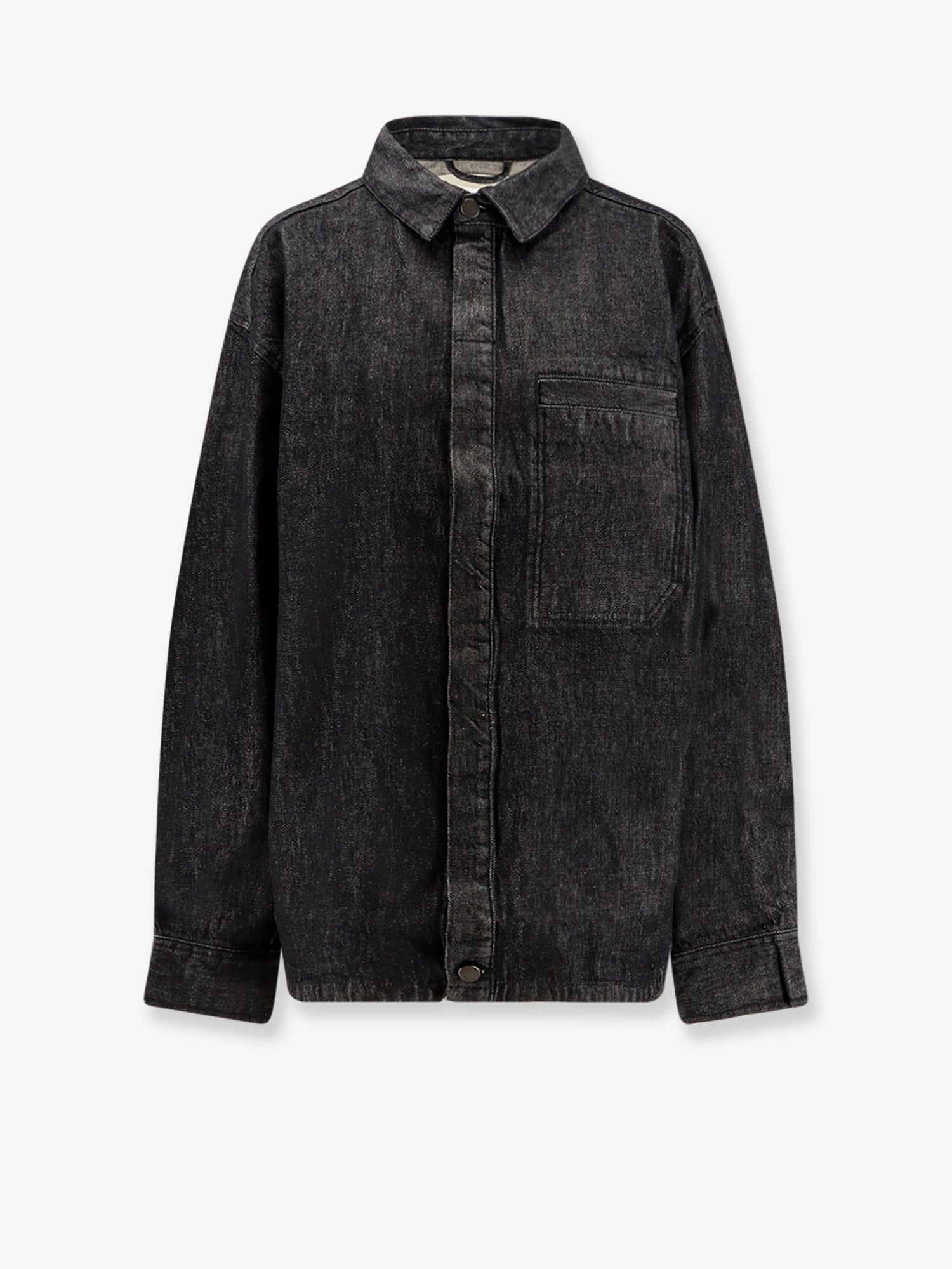 Entire Studios Herculean black denim shirt/jacket