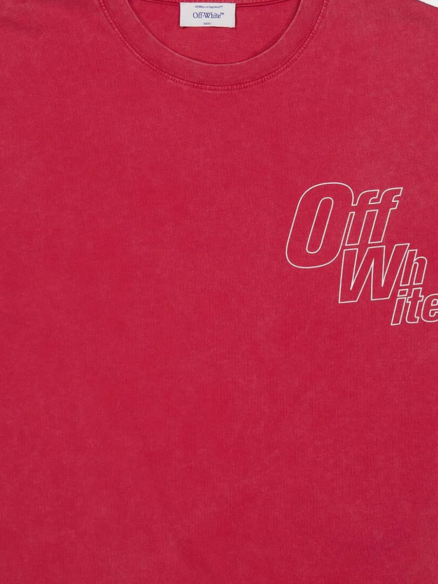 Off-White Cotton T-shirt, view 3