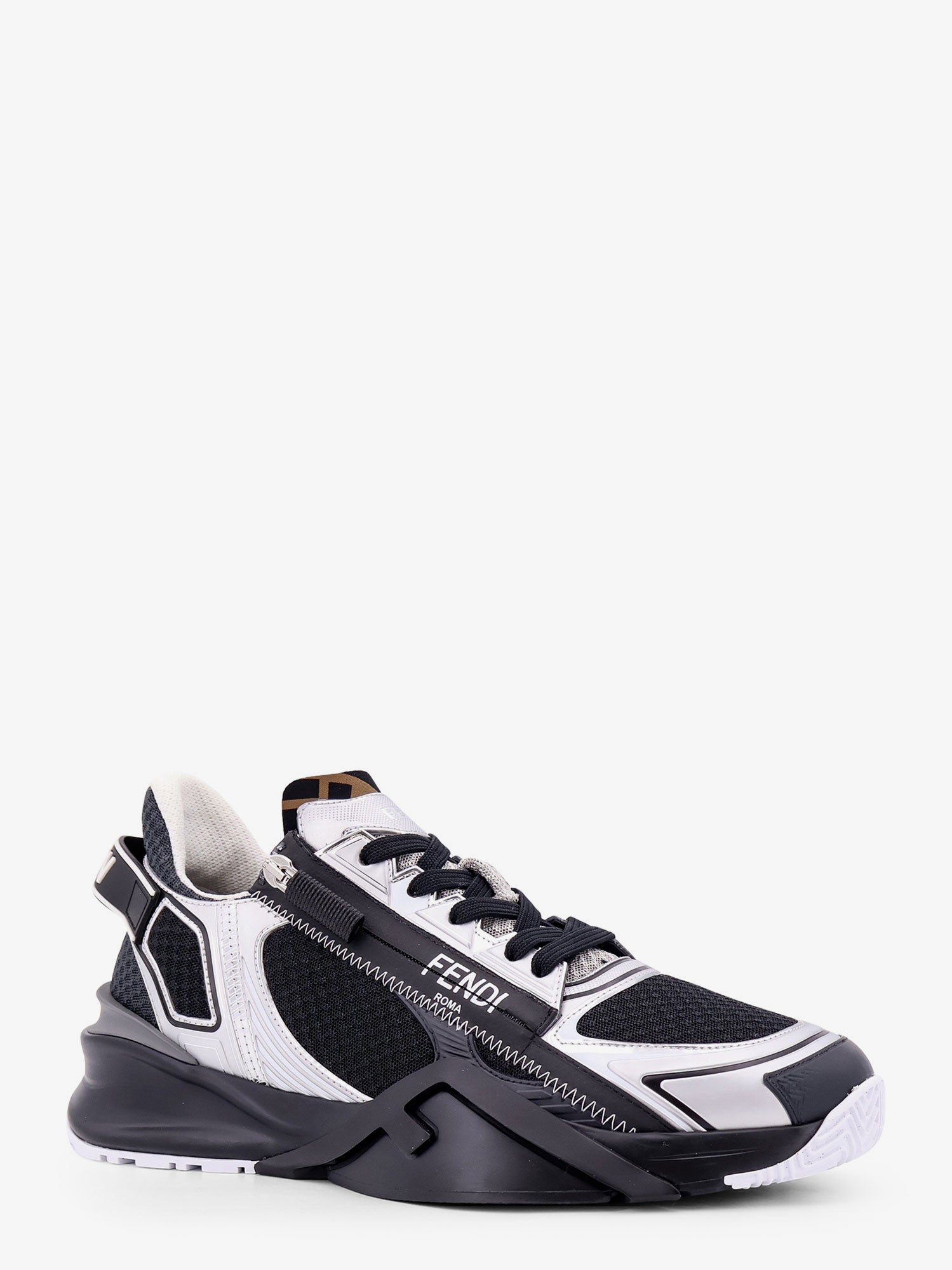 Fendi Flow mesh sneakers with FF detail, view 2