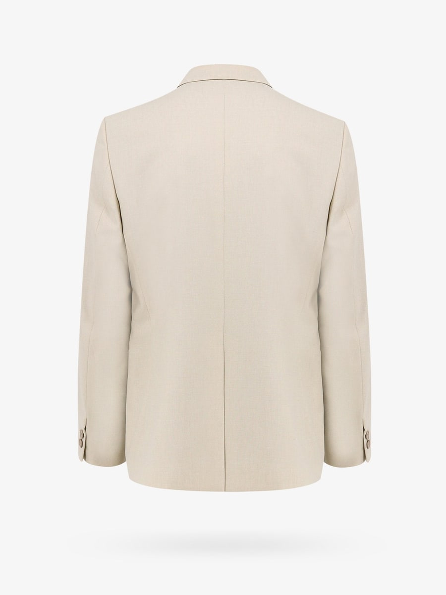 Fendi Virgin wool blazer with logoed buttons, view 6